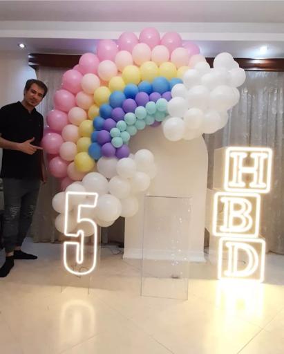 عکس تم تولد و بادکنک آرایی شهرشادی