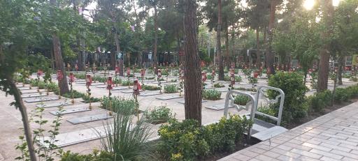 عکس گلزار شهدای گمنام بهشت زهرا