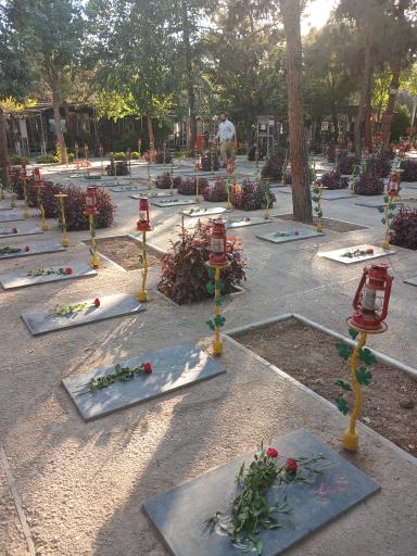 عکس گلزار شهدای گمنام بهشت زهرا