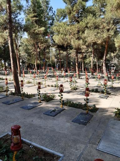 عکس گلزار شهدای گمنام بهشت زهرا