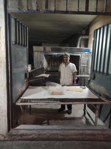 عکس نانوایی لواش