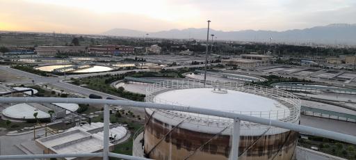 عکس تصفیه خانه فاضلاب جنوب تهران