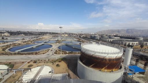 عکس تصفیه خانه فاضلاب جنوب تهران