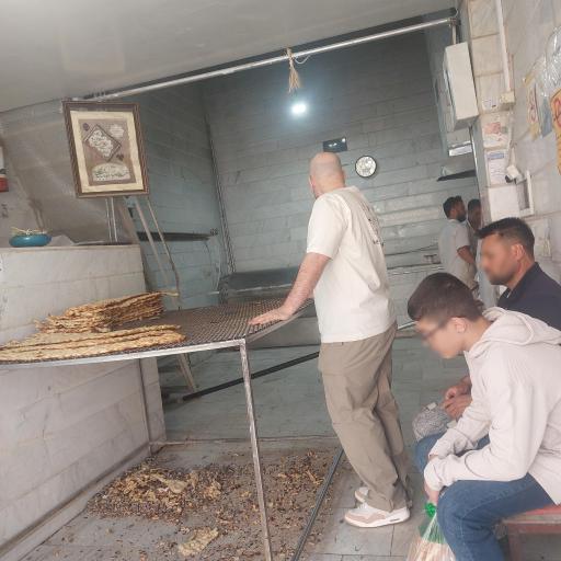 عکس نانوایی سنگکی