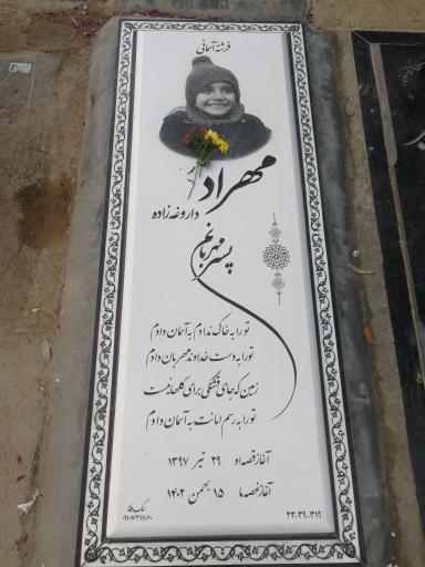 عکس مزار مهراد داروغه زاده