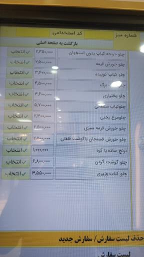 عکس رستوران گلها بانک ملی
