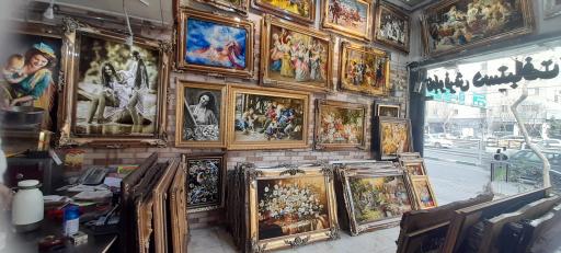 عکس تابلو فرش دستبافت جواهر تبریز