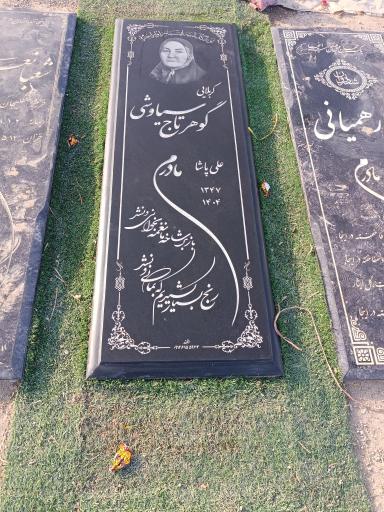 عکس مزار گوهرتاج سیاوشی