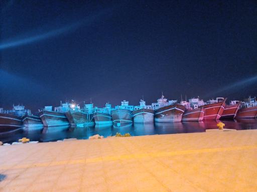 عکس لنگرگاه کشتی های مسافری و باری