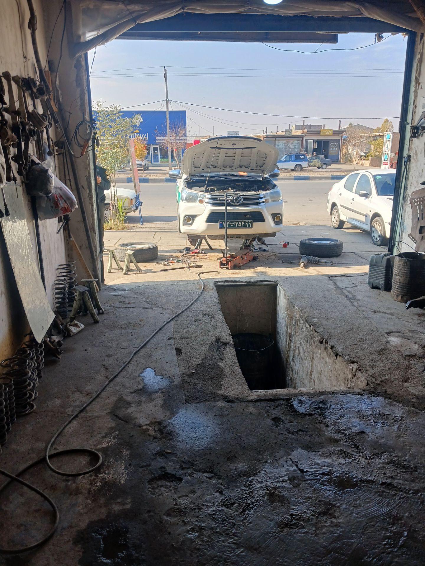 عکس جلوبندی و کمک فنر سازی عباس شیرازی