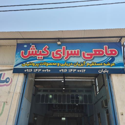 عکس سردخانه ماهی سرای کیش