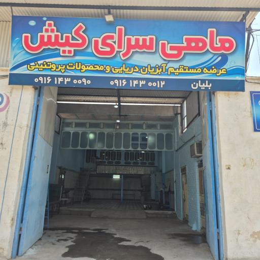 عکس سردخانه ماهی سرای کیش