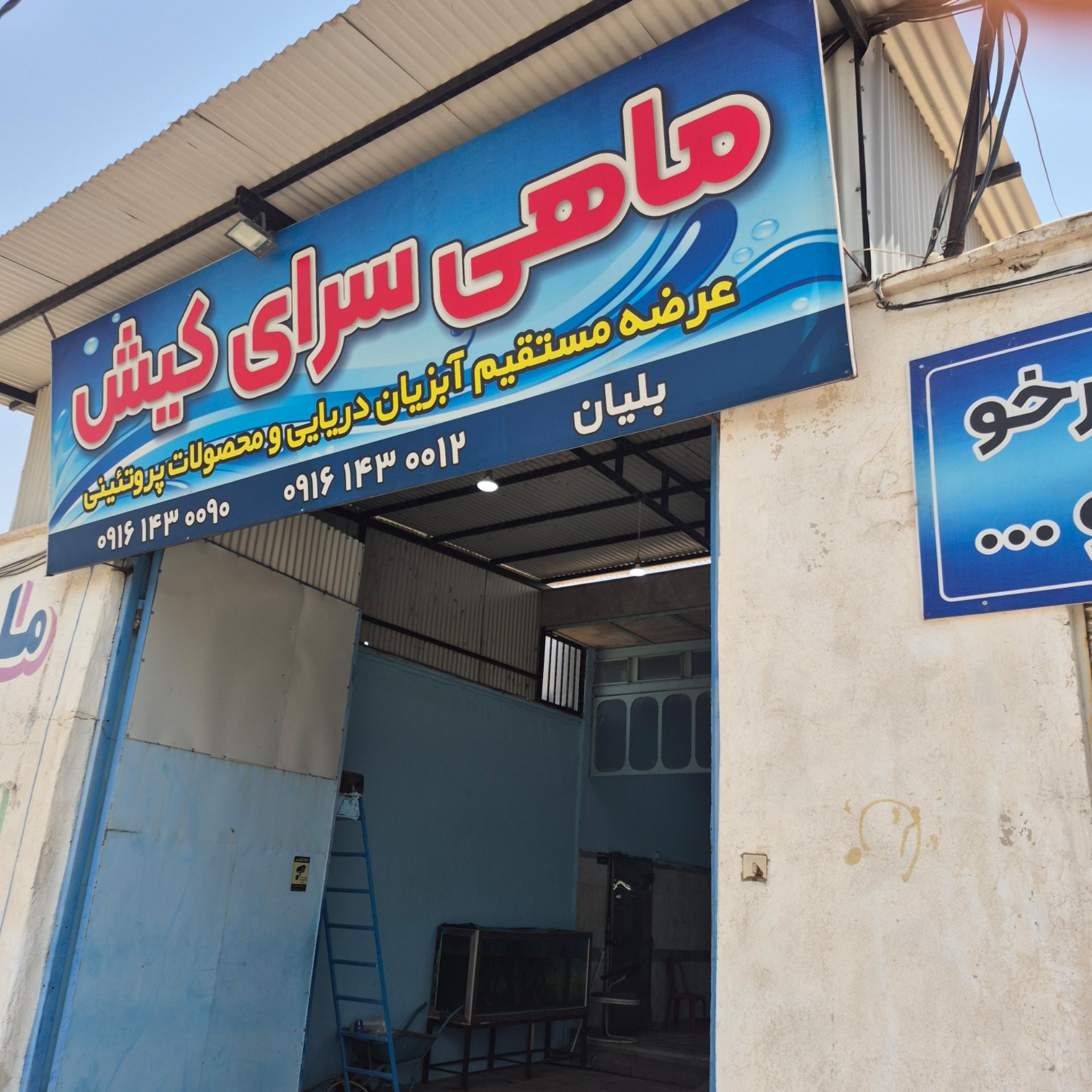 عکس سردخانه ماهی سرای کیش