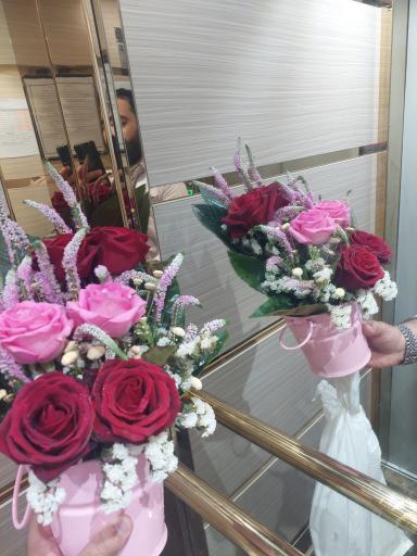 عکس گل فروشی میخک طلایی