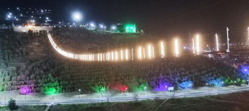 پل معلق آبیدر