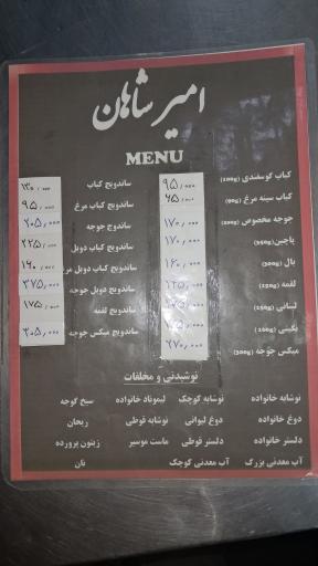 عکس کباب بیرون بر امیرشاهان 