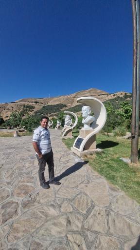عکس پل معلق آبیدر