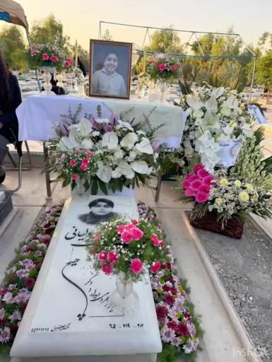 عکس مزار علیرضا حسن پور ولیانی