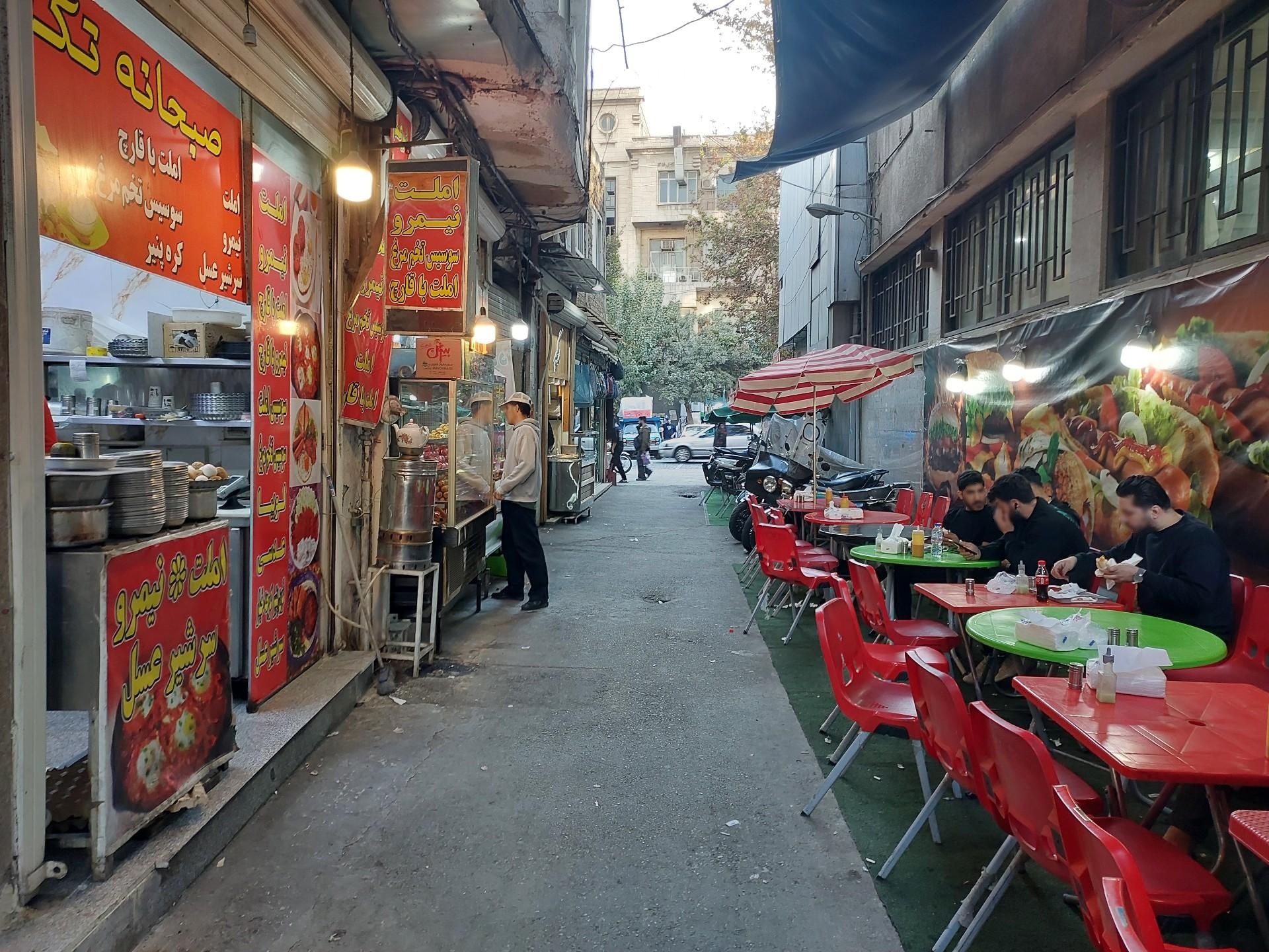 عکس ساندویچ و املت تک