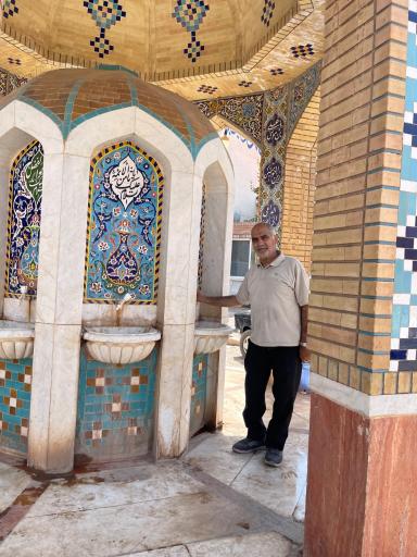 عکس چشمه امام رضا ده‌سرخ