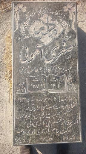 عکس مزار صغری آهویی