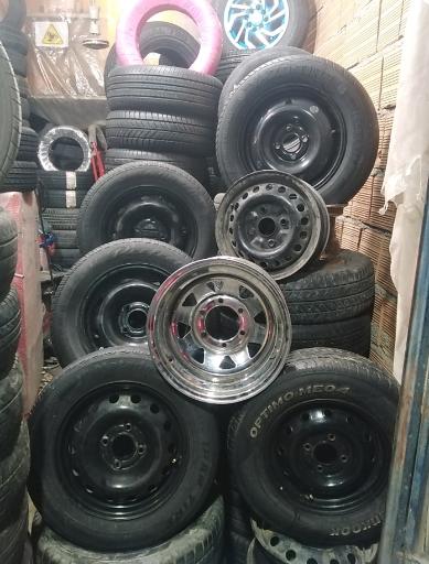 عکس آپاراتی و لاستیک فروشی سعید