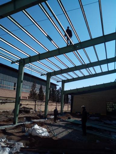 عکس کارگاه تولیدی و صنعتی براتی ساخت جرثقیل سقفی وسوله 