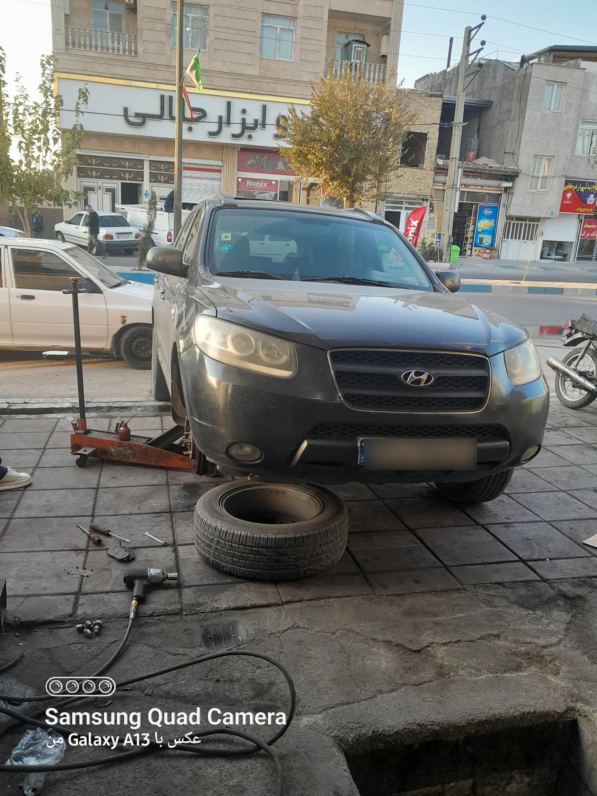 عکس مکانیکی و لنت کوبی حامد