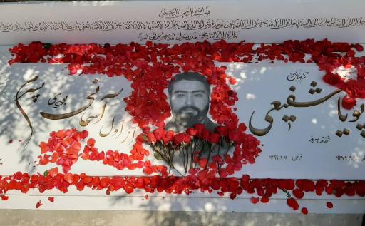 عکس مزار کربلایی پویا شفیعی