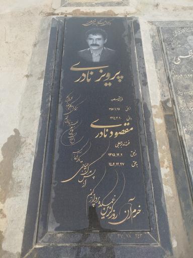 عکس مزار پرویز و مقصود نادری