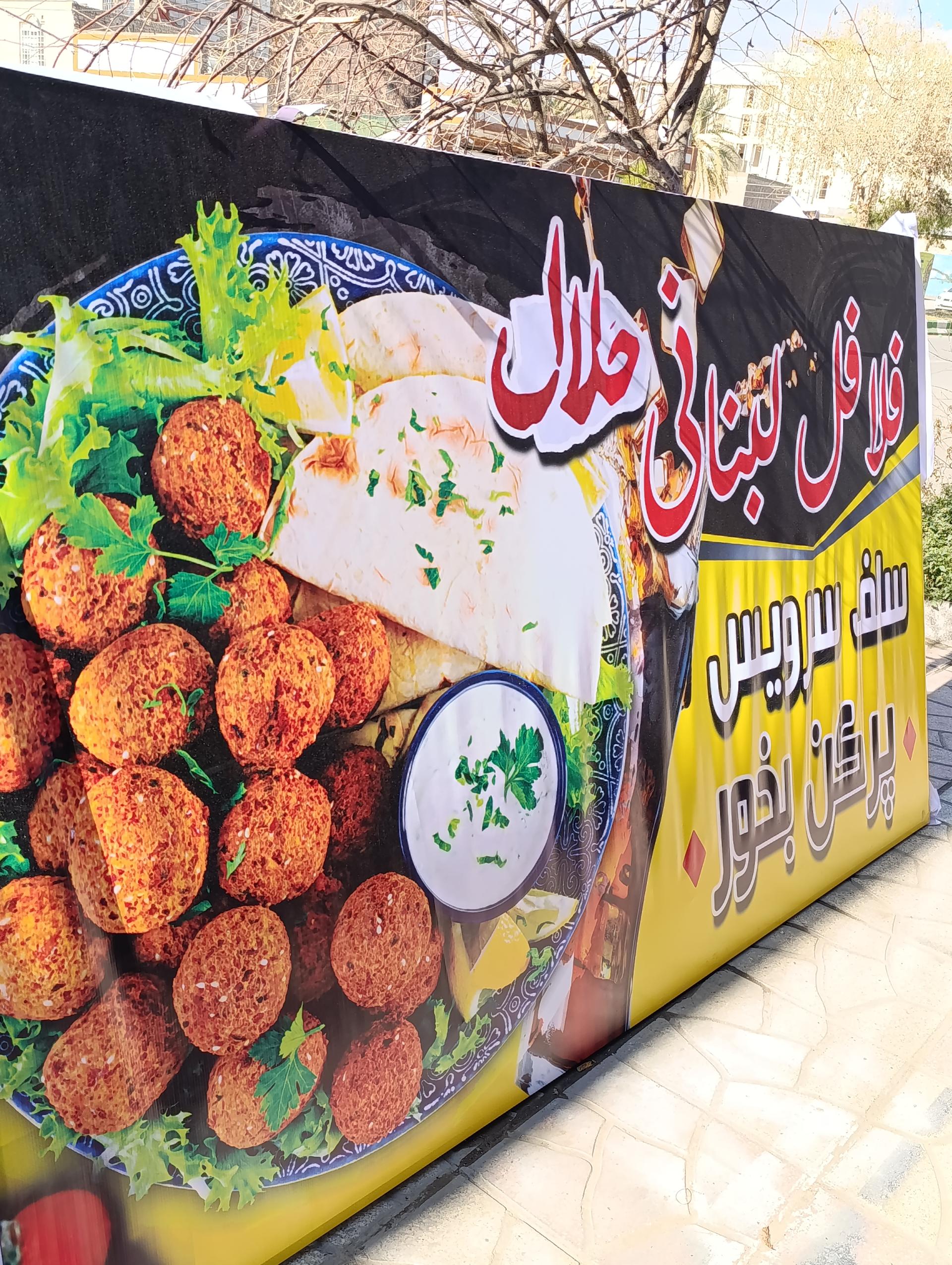 عکس فلافل لبنانی حلال