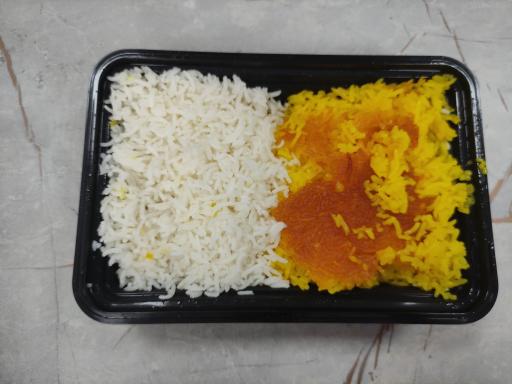 عکس غذای بیرون بر قیمه شکر پلو