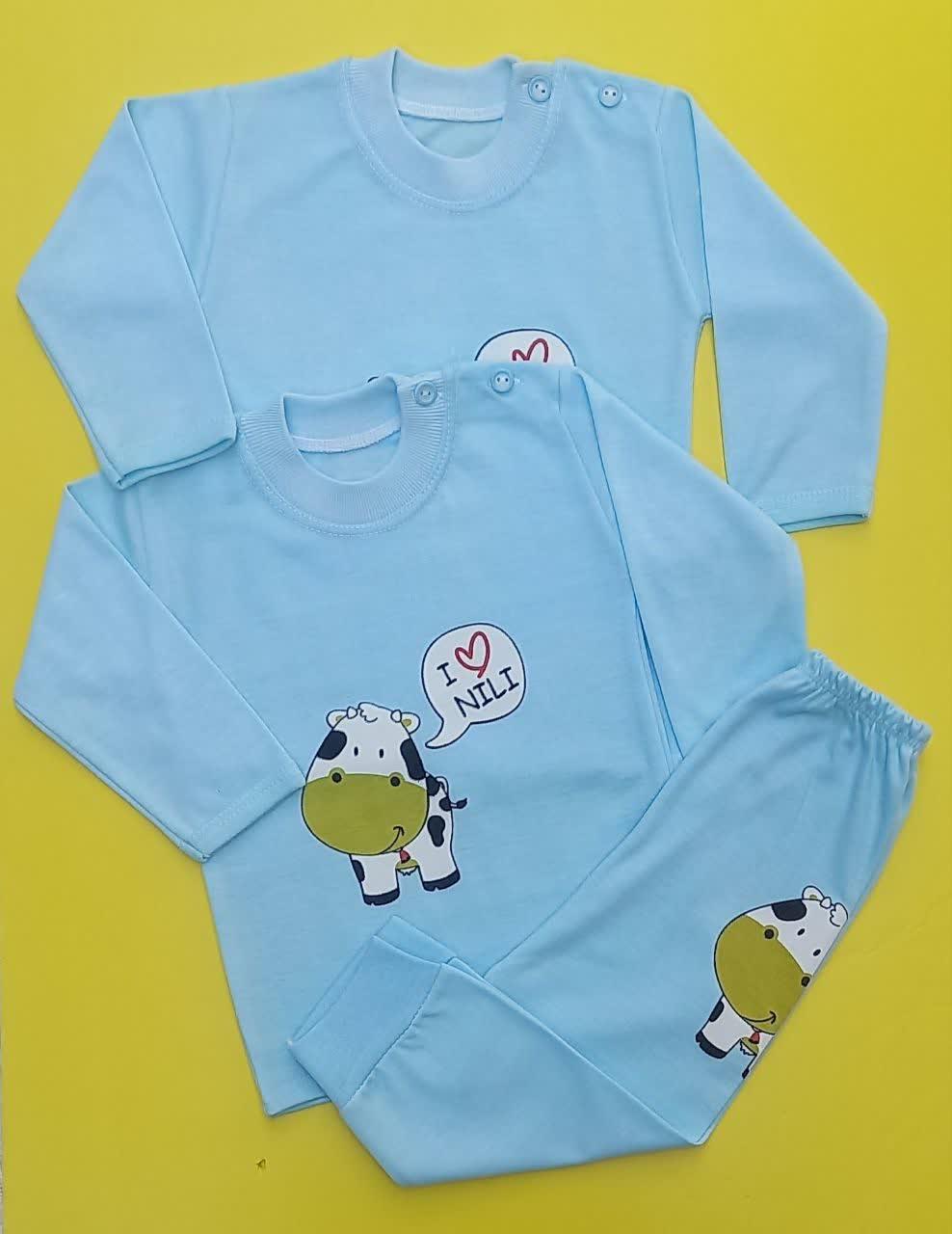 عکس تولیدی پوشاک نوزادی نیلی کوچولو