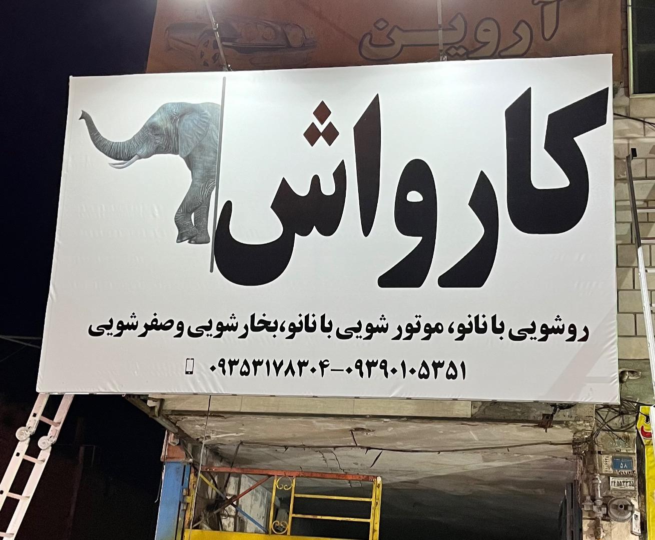 عکس کارواش فیل