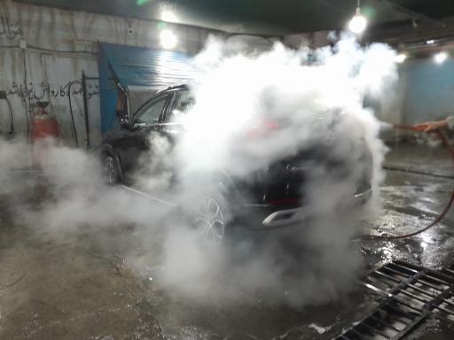 عکس کارواش نانو بخار صدف