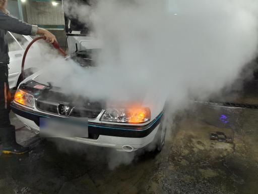 عکس کارواش نانو بخار صدف