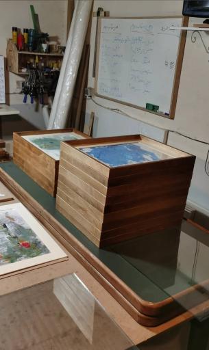 عکس کارگاه قاب بوم 