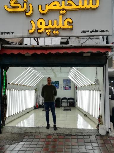 عکس تشخیص رنگ خودرو علیپور