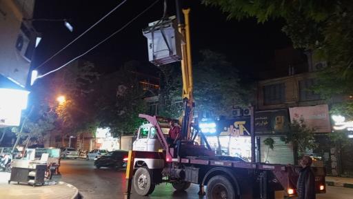 عکس لیفتراک و جرثقیل و تریلی راستا