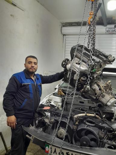 عکس مکانیکی جلوبندی علیرضا