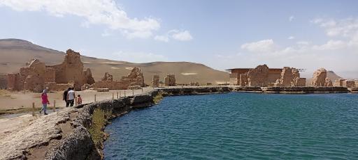 عکس دریاچه گنج (سراب تخت سلیمان)