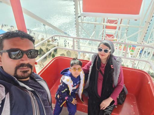 عکس چرخ و فلک دریاچه