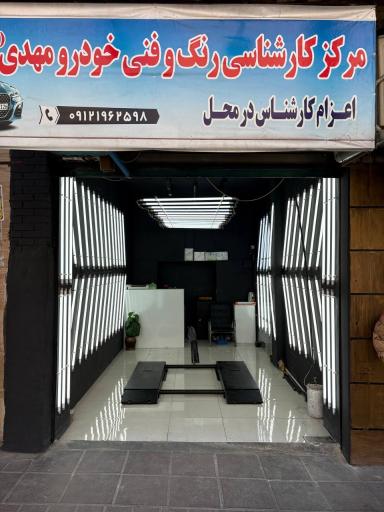 عکس کارشناسی و تشخیص رنگ خودرو مهدی