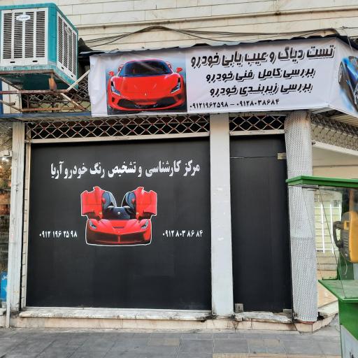 عکس کارشناسی و تشخیص رنگ خودرو مهدی