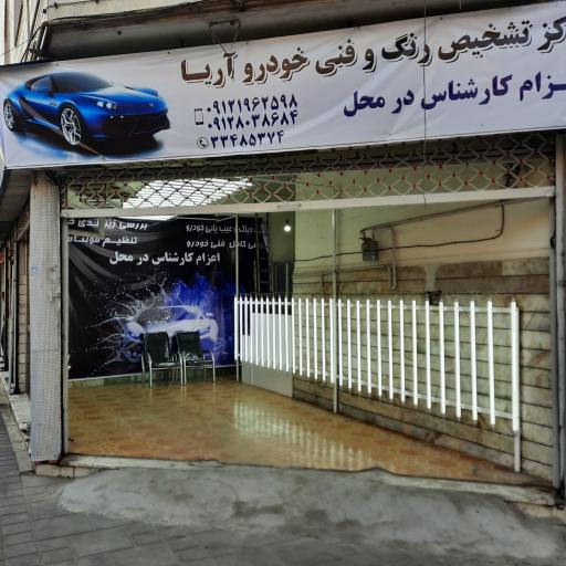 عکس کارشناسی و تشخیص رنگ خودرو مهدی