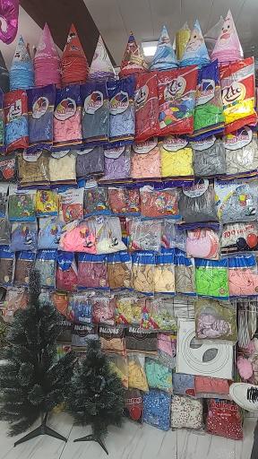 عکس پخش عمده تم تولدی بادکنک ولوازم آتیش بازی امیری