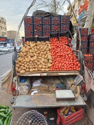 عکس میوه فروشی وانتی