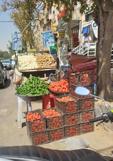 عکس میوه فروشی وانتی