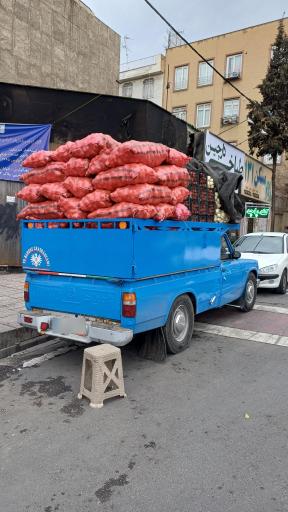 عکس میوه فروشی وانتی