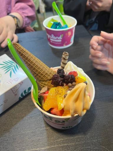 عکس آبمیوه و بستنی یوگولند